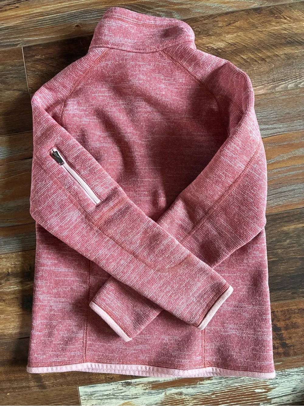Patagonia Girls  Pink Quarter-Zip Sweater